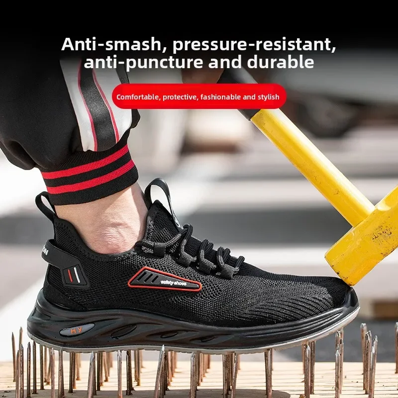 

DurableBreathable Labor Protection Shoes Smashing And Anti Piercing Steel Toe Caps Wear-resistant Insulation And Anti Slip Safet