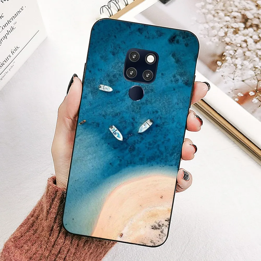 Sea blue Sky beach Phone Case For Huawei Mate 10 20 30 40 50 lite pro Nova 3 3i 5 6 SE 7 pro 7SE