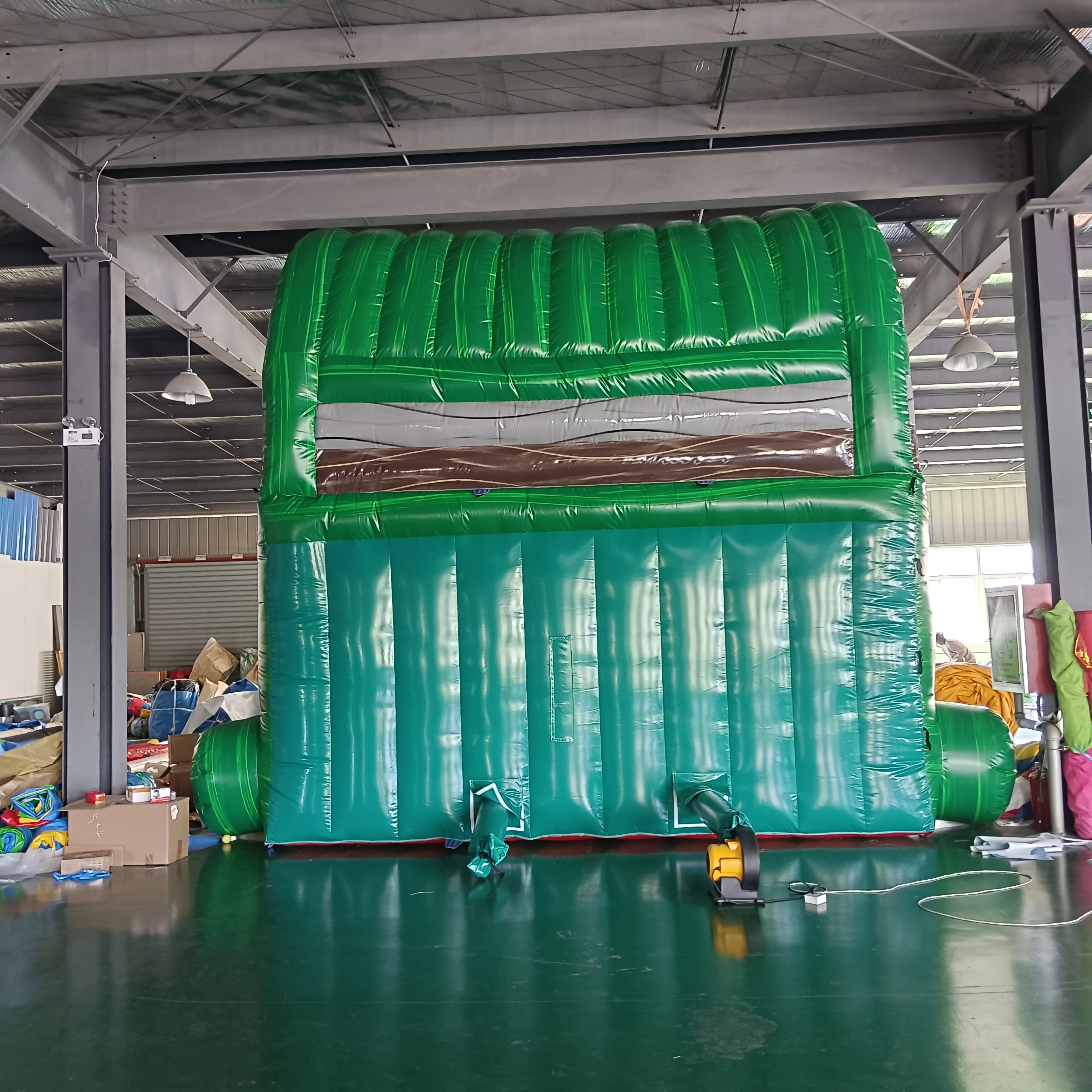 Inflatable Game Bounce Entertainment Castle Water Slide with Long Slideway, Commercial Big Size, China Factory