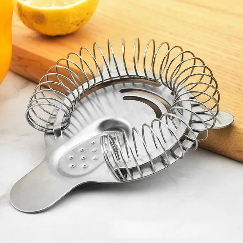 Bar Strainer Strainer For Home Bar Stainless Steel High Density Spring Strainer For Boston Shakers Family Gatherings