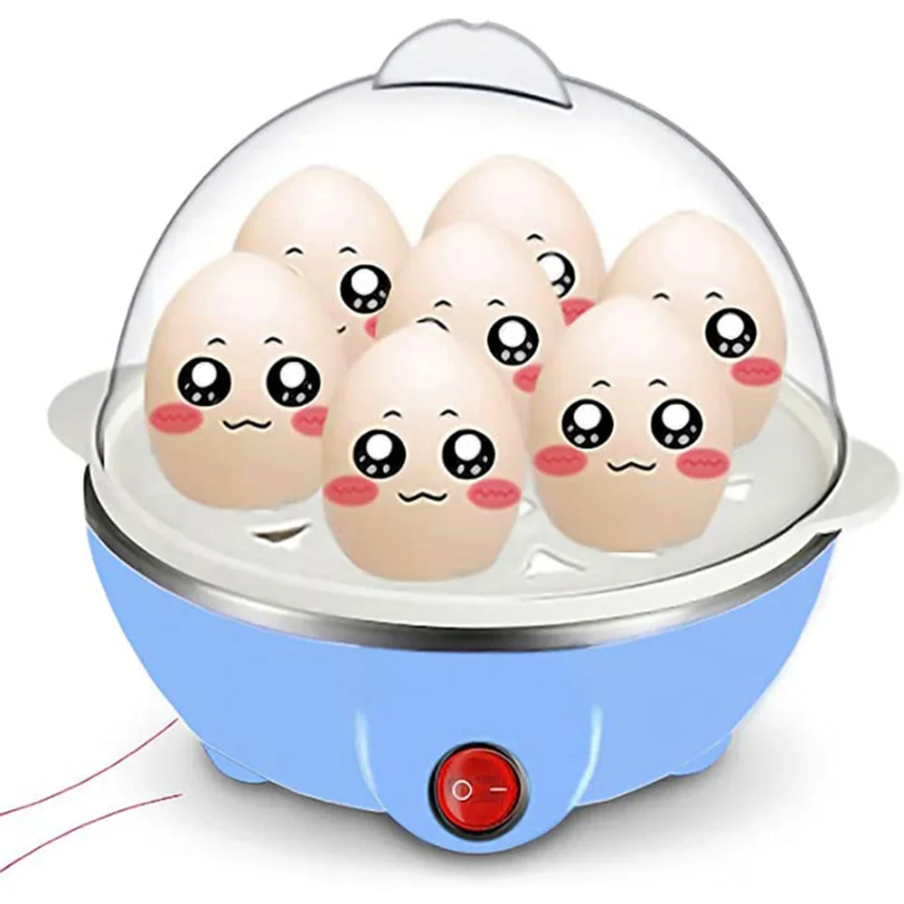 7 Eggs Electric Egg Cooker Steamer Omelette Kitchen Utensil Breakfast - Multi Function Rapid, Auto-Off, Generic Cooking Tools