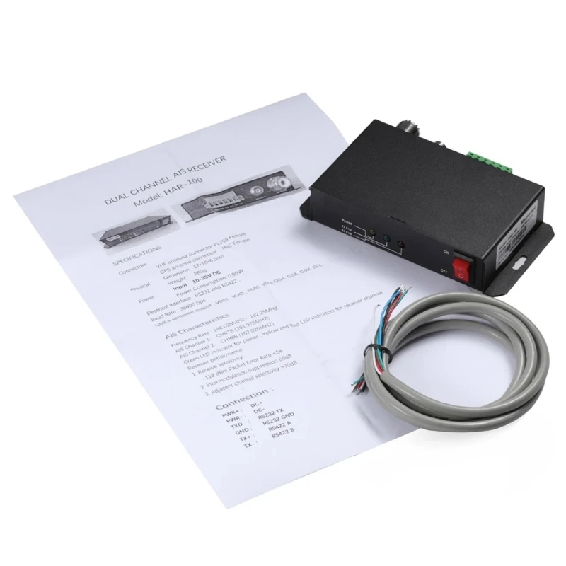 

Professional Map Receiver HAR-100 AIS Receiver 2 Channel for Maritime Safety