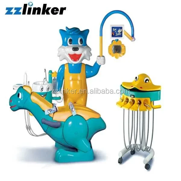 A8000-IB Zzlinker Lovely Pediatric den tal Unit Children Blue Cat Chair