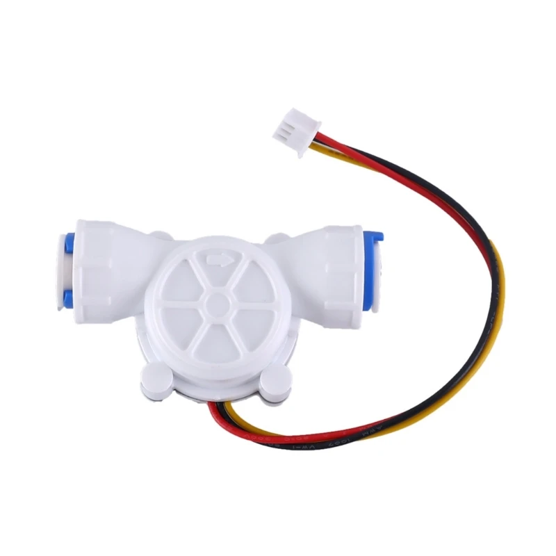 Portable Water Effect Flowmeter Liquid Fluid Meter 3/8" Dropship