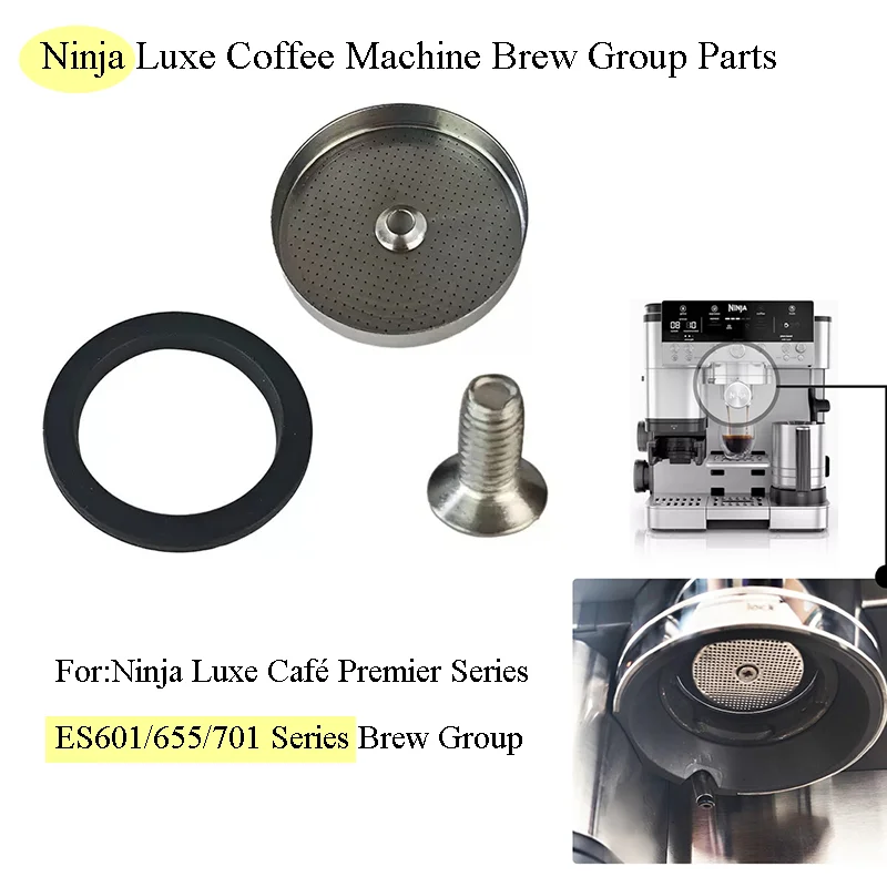 Brew Group Silicone Gasket & Shower Screen for NINJA ES601/ES655/ES701 Coffee Machines Espresso Machine Brew Group Kit
