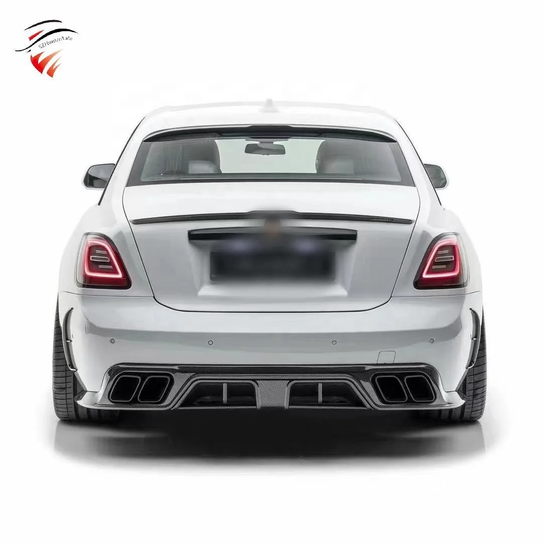Dream Garage For Rolls Royce Ghost Updated To IV M Style Dry Carbon Fiber Body Kit Front Bumper Kit LED Headlights Rear Bumper E