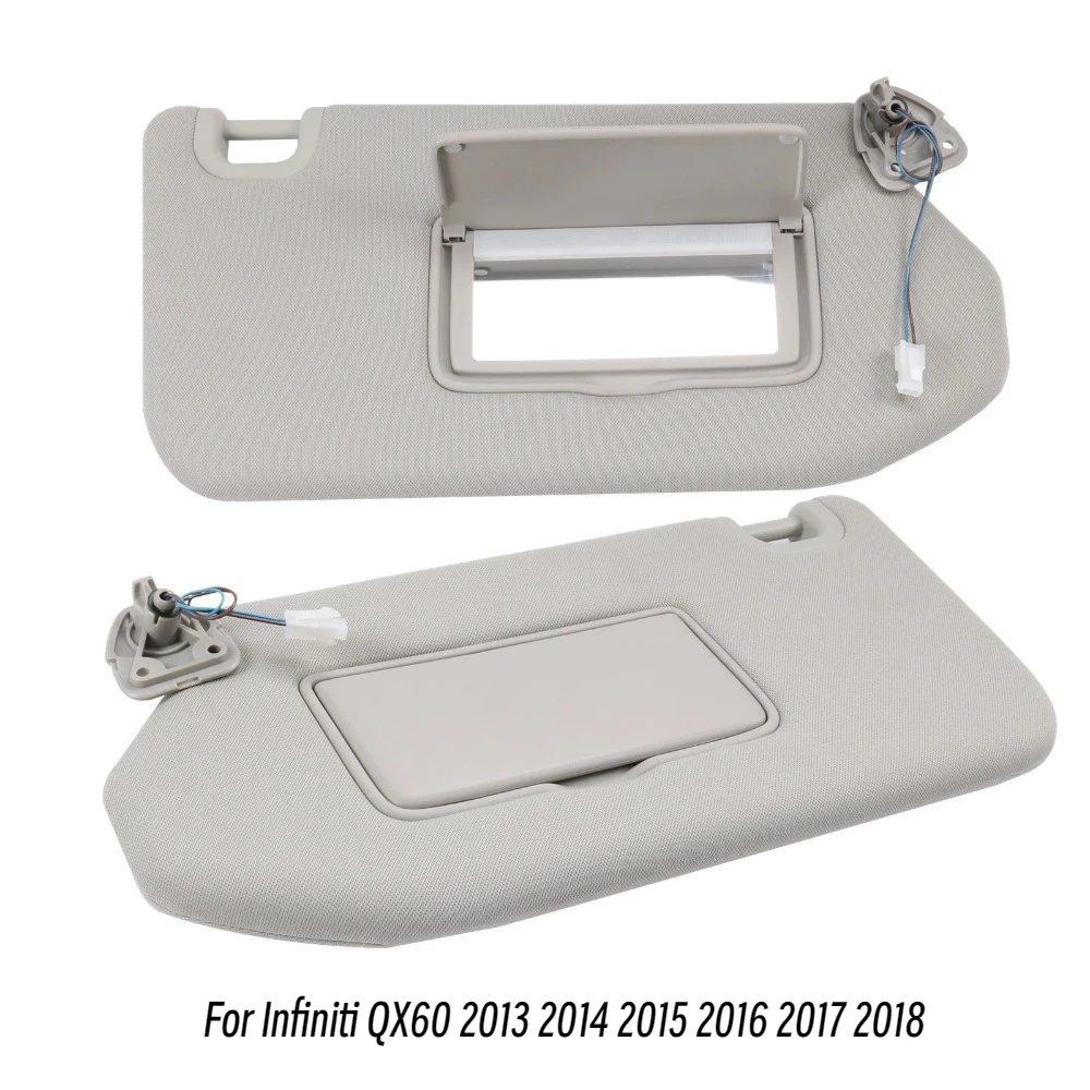 

Car Left Right Sun Visor For Infiniti QX60 2013 2014 2015 2016 2017 2018 JX35 96401-9PB0A 96400-9PB0A