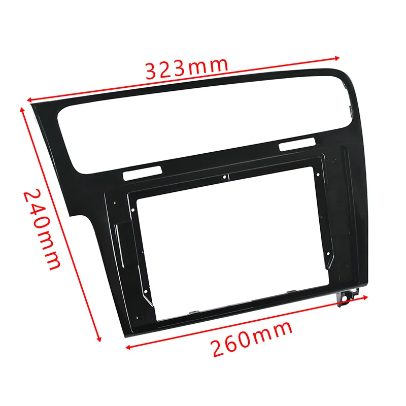 10.1 Inch 2din Car Fascia For Volkswagen Golf7 2013-2018 Fascia Audio Fitting Adaptor In-dash Panel Car Dvd Frame Kits