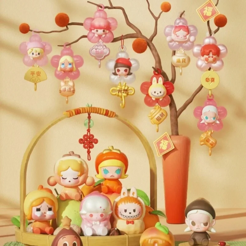 

POPMART Popbean Bubble Cute Particle New Year Sitting Posture Series Cute Particle Collection Cute Doll Trendy Ornament Kid Gift