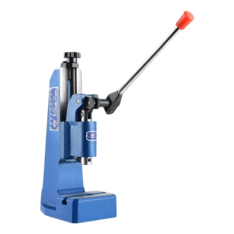 J03-0.4A Desktop Precision Hand Crank Press KOTUMY, Small Manual Punch and Riveting Press Machine