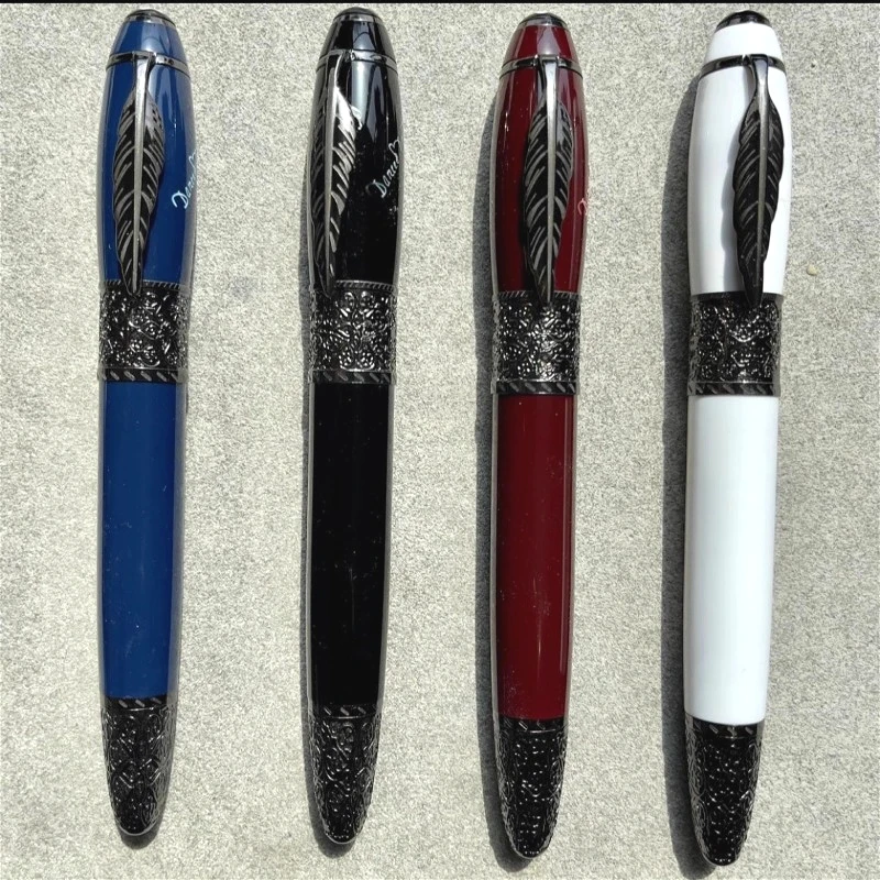 

New-WB Maple Leaf Descendants 4810 Fountain Pen F 0.5mm Black Business High-grade Ballpoint Pen Office Student Luxury Writing