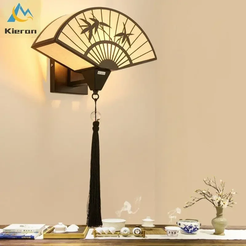 

Nordic Modern Fan LED Wall Lamps Living Room Study Bedroom Bedside Lamps Living Room Decoration Fan-shaped Iron Art Wall Lights