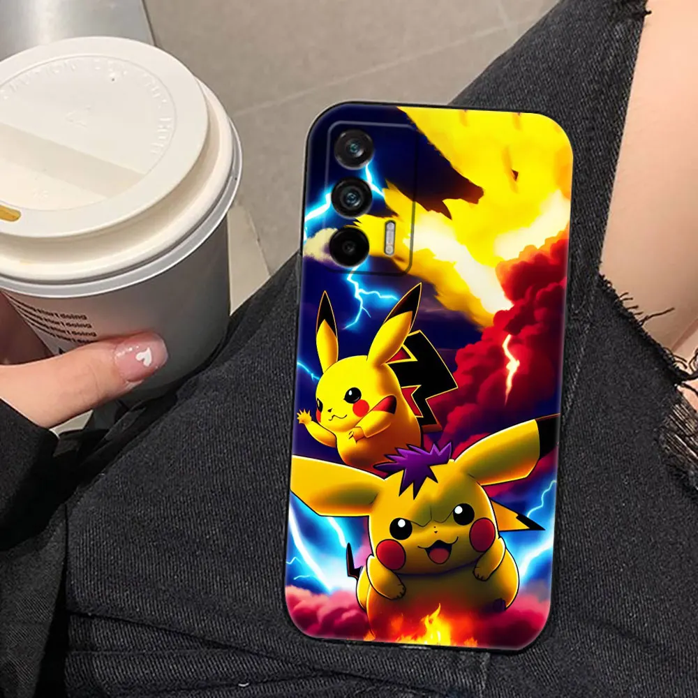 Pikachu Kleine Dinosaurier Schildkröte Benutzerdefinierte Handyhülle für Realme C75 C65 C63 C55 C53 C35 C33 C30 C21 C20 C15 C11 GT NARZO 50 Hülle