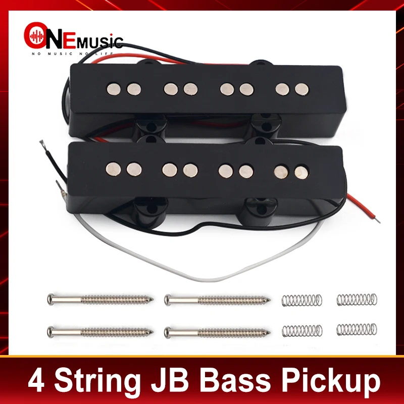 Ceramic Open Style 4 String JB Bass Pickup For JB Style Bass Guitar Parts