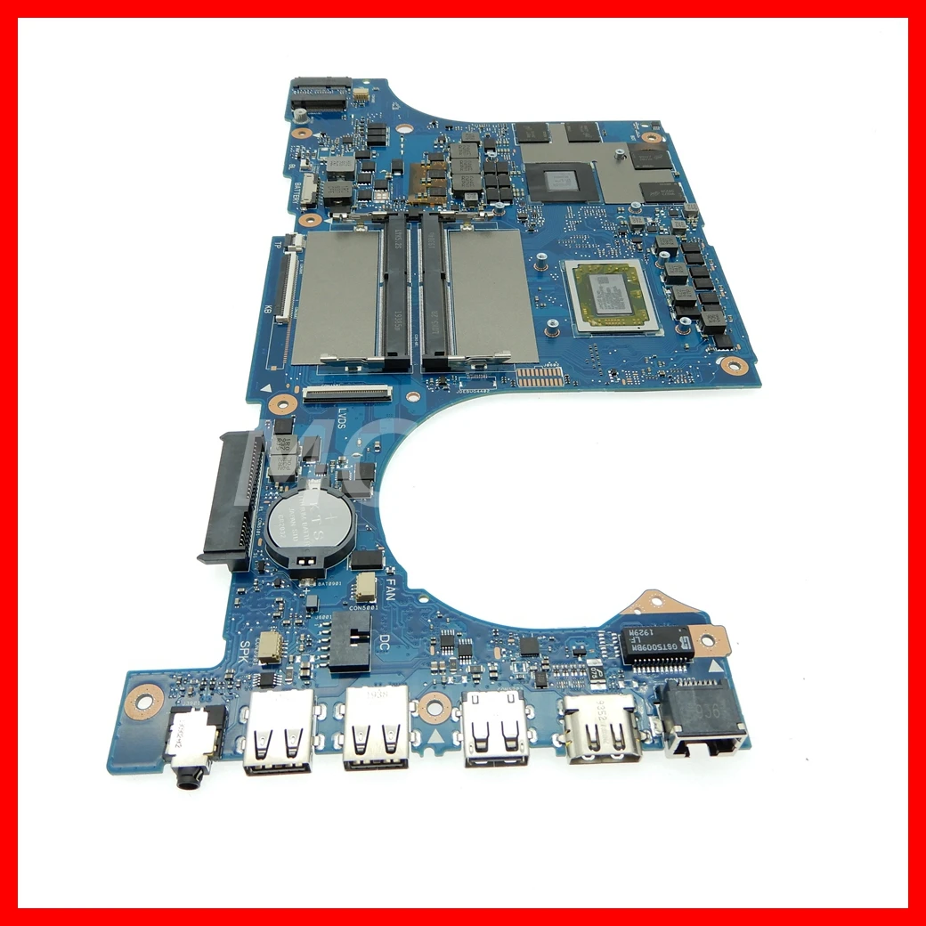 Imagem -04 - Placa-mãe do Portátil para Asus Tuf Gaming Fx505dy Fx95d Fx505d Fx505dy Fx705dy R53550h R7-3750h Cpu Rx560-v4g Gpu