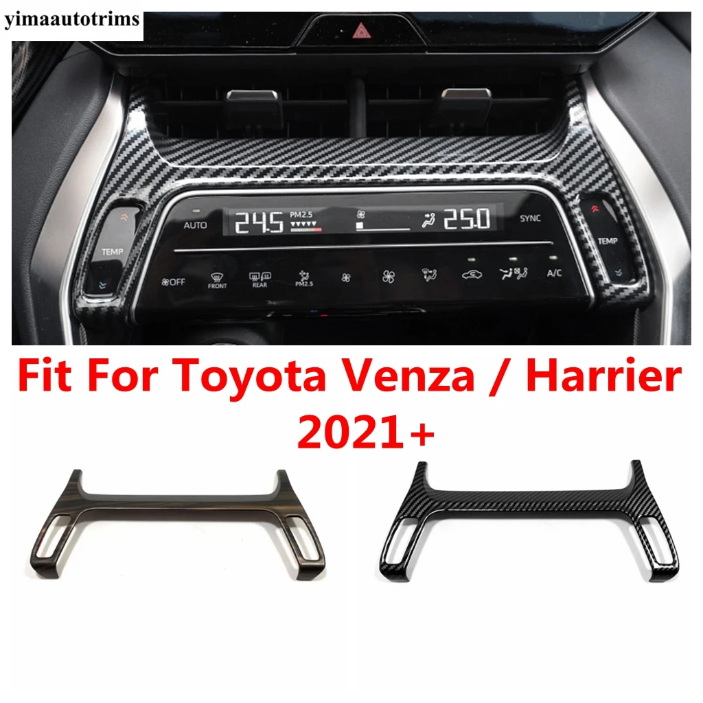 

Central Control Middle Air Conditioning AC Outlet Vent Decoration Cover Trim Accessories For Toyota Venza / Harrier 2021 - 2024