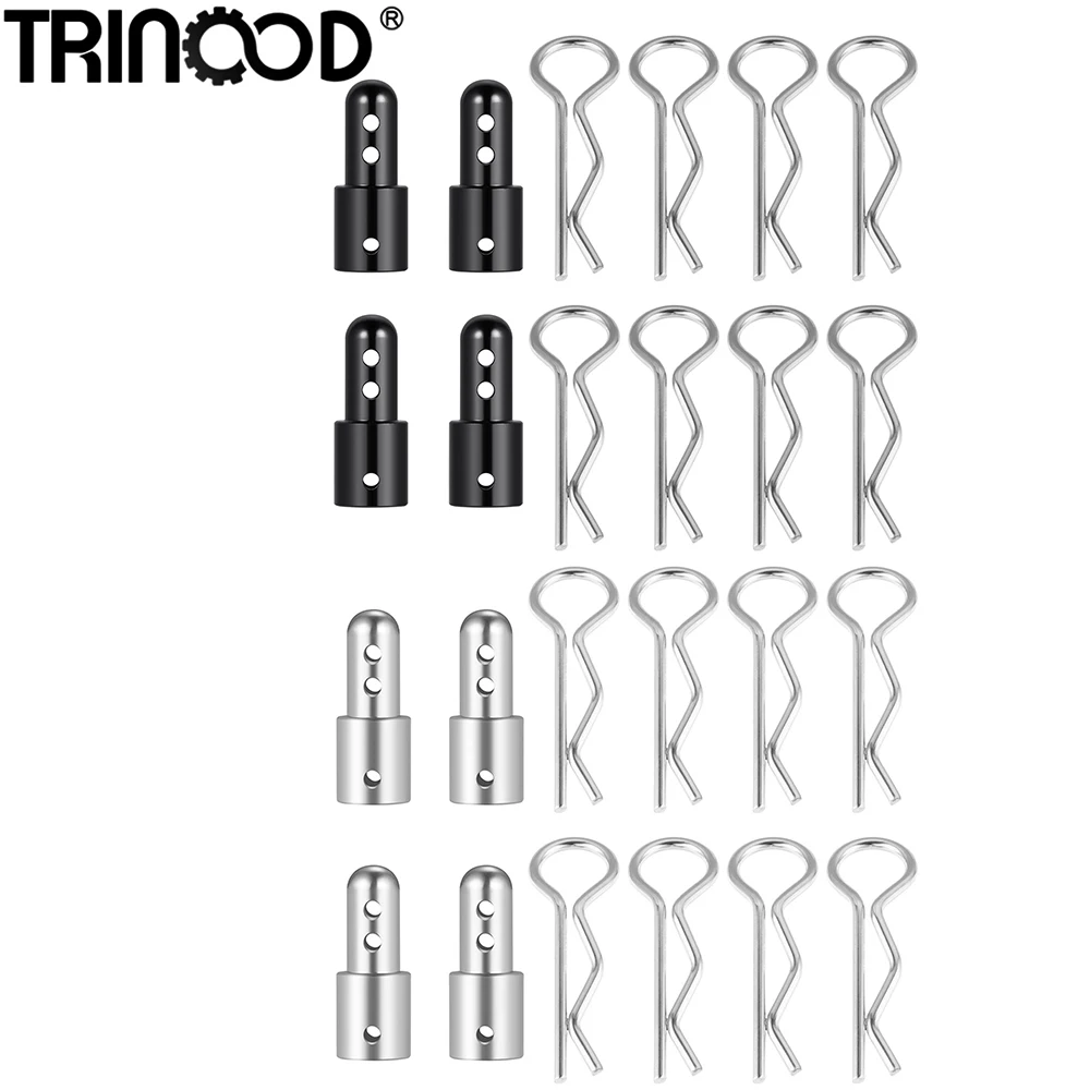 

TRINOOD Aluminum Alloy Body Post Clips Front Rear Shell Column Mounts for 1/14 MJX Hyper Go 14210 14209 14301 14302 Parts