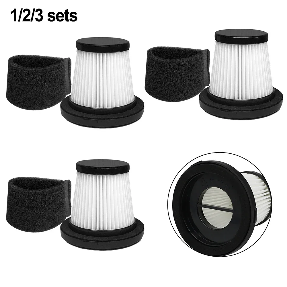 1/2/3 Pcs Set Washable And Reusable For Morse G10 Vacuum Cleaner Replace Filter Handheld Cordless Vac Spare Parts Accessories