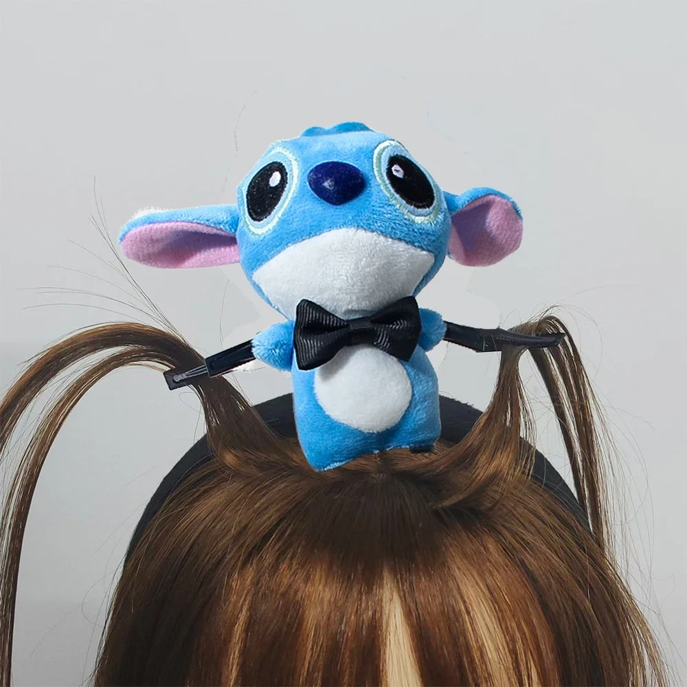 Stitch Hairband Cute Headband Kawaii Plush Doll Hair Accessory Stitch Wide-Brimmed Hairpin Creativity Headdress Gift