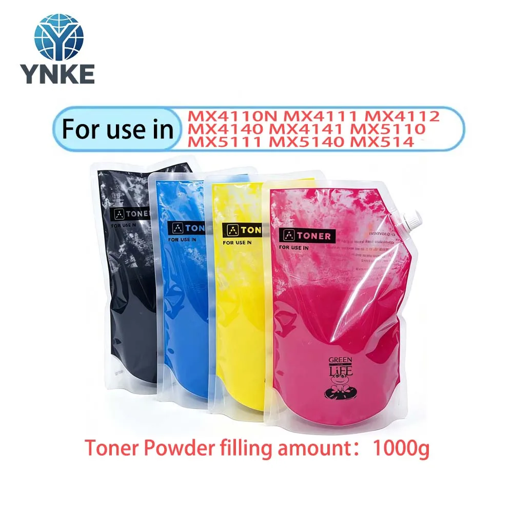 1kg Toner Powder For Sharp MX4110N MX4111 MX4112 MX4140 MX4141 MX5110 MX5111 MX5140 MX514 High Quality MX51 Toner Refill