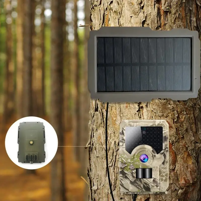 Jagdkamera-Solarpanel-Set, 3000 mAh, 6 V-12 V, wiederaufladbares Solarladegerät, geeignet für Jagdkameras. – Detail 8