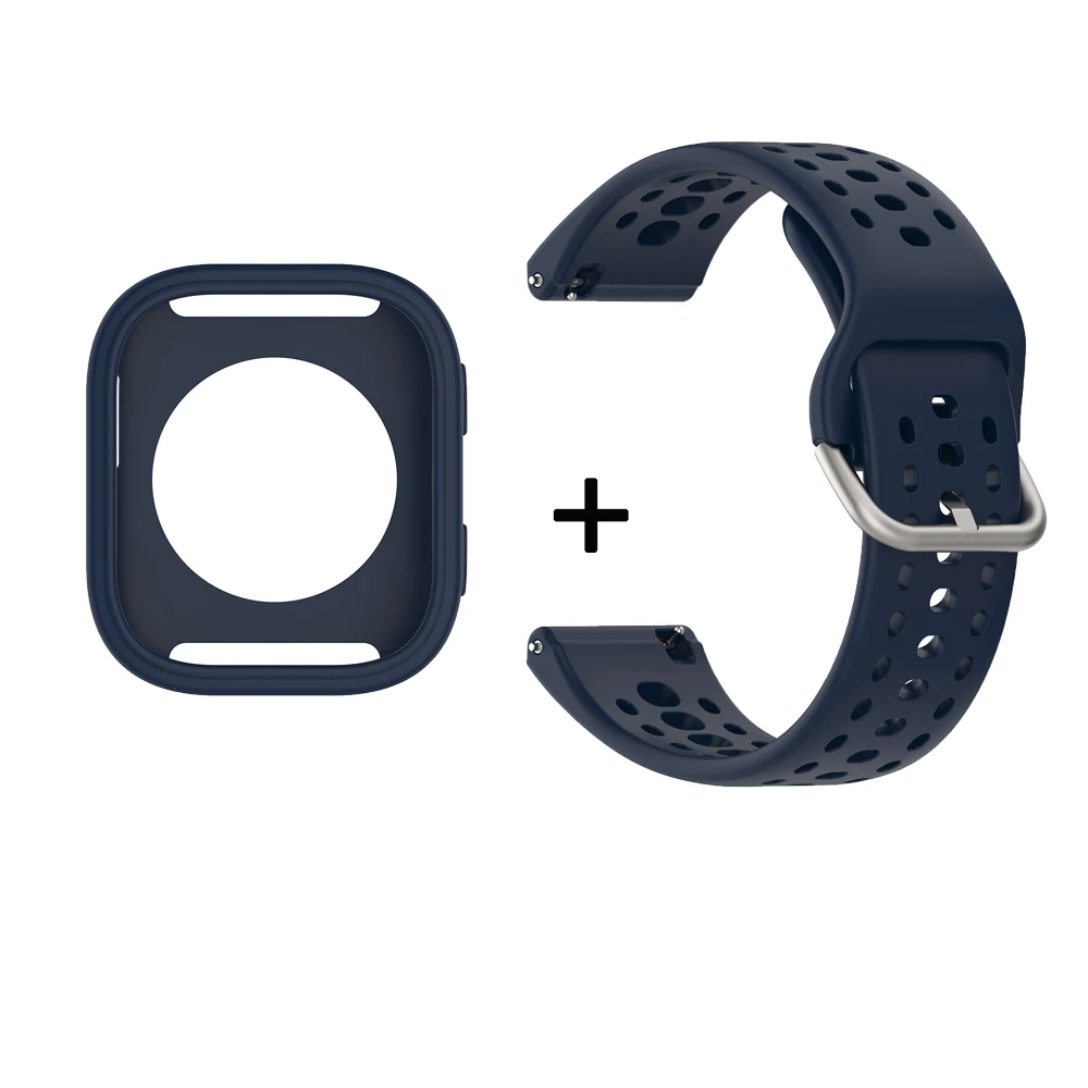 Чехол из ТПУ + силиконовый ремешок для Amazfit Bip6 (A2435) аксессуары для умных часов ремешок для часов спортивный браслет замена корпуса