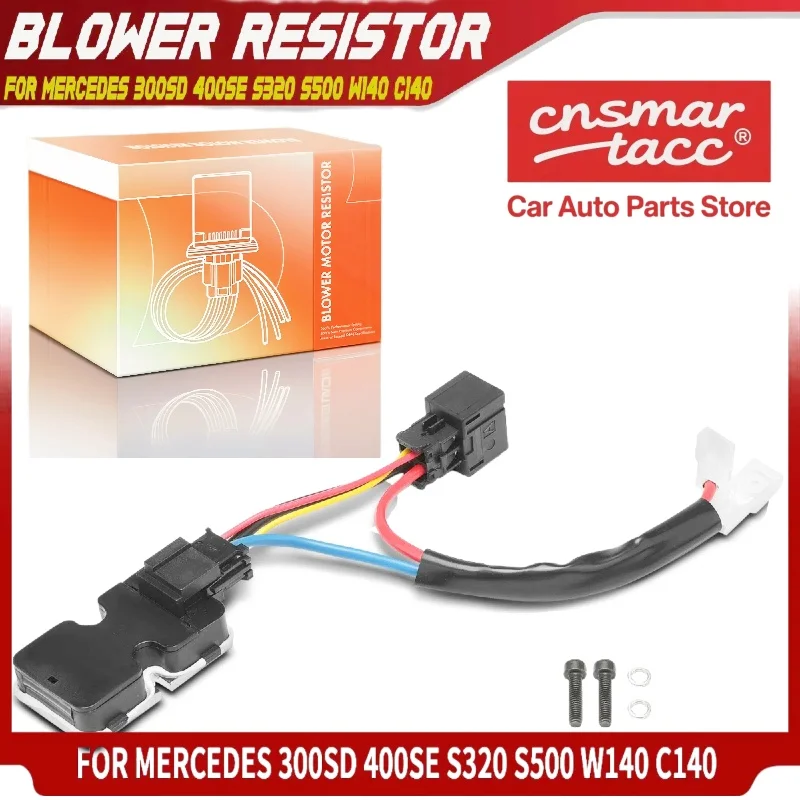 

Blower Motor Resistor for Mercedes Benz W140 C140 S320 S350 S420 S500 1998-1999 1408218351 1408218451