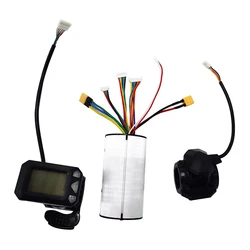 New 24V 36V Folding Scooter Controller Display 5.5 Inch Carbon Fiber Bike Scooter Controller Accelerator Accessories