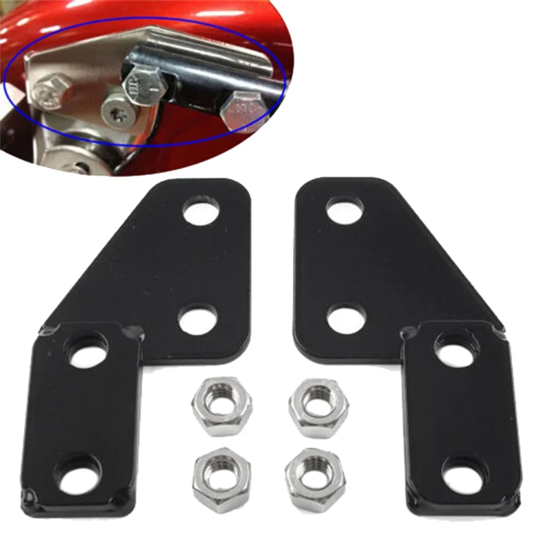 Rear License Plate Holder Bar Eliminator Bracket Kits for Harley FLT FLHT Road King Street Electra Glide 1997-2008,Black