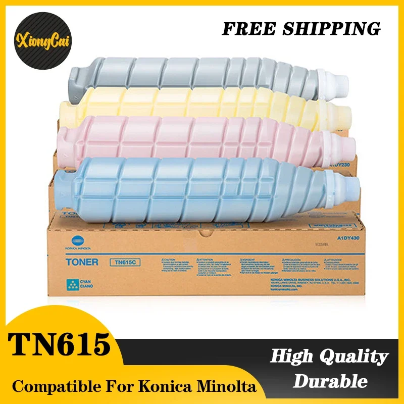 

TN615 Toner Cartridge for Konica Minolta Bizhub Pro C 8000 6000 6500 6501 7000 C8000 C6000 C6500 C6501 C7000 TN-615 TN615C