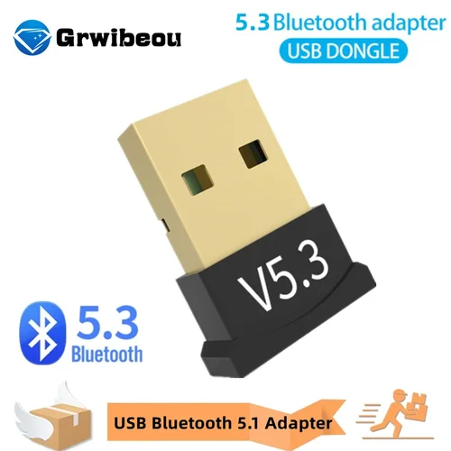 Adaptador USB Bluetooth 5,1, transmisor, receptor, receptor de Audio Bluetooth 5,3, Dongle USB, adaptador inalámbrico para ordenador, PC y portátil
