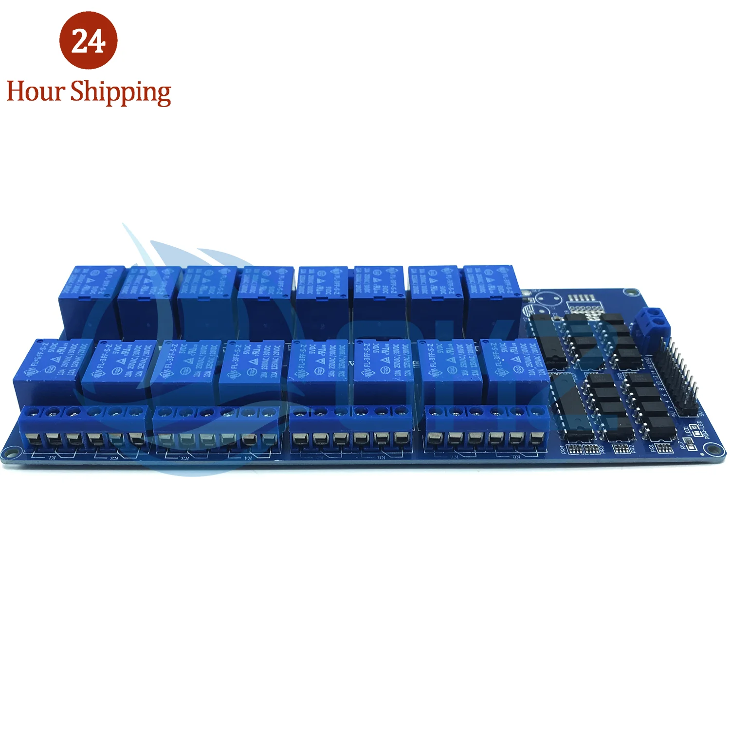 5V 12V 16 Channel Relay Module Smart Expansion Board W/ Optical Coupler Control Wifi Relay Output 16-way Relay Modul for Arduino