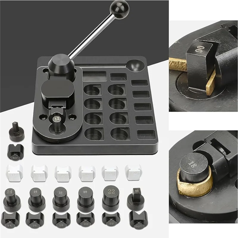 مجموعة أدوات ثني الأسلاك المعدنية AAAF مع قوالب قابلة للتعديل، لأداة ثني الملعقة ذاتية الصنع شديدة التحمل للعمل المعدني والمجوهرات