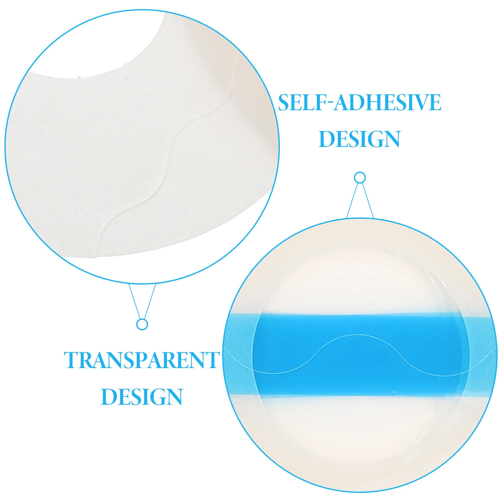 

20 шт. невидимых сенсорных пластырей, приятных для кожи, износостойких, с противоскользящим клеевым слоем, для занятий спортом на открытом воздухе