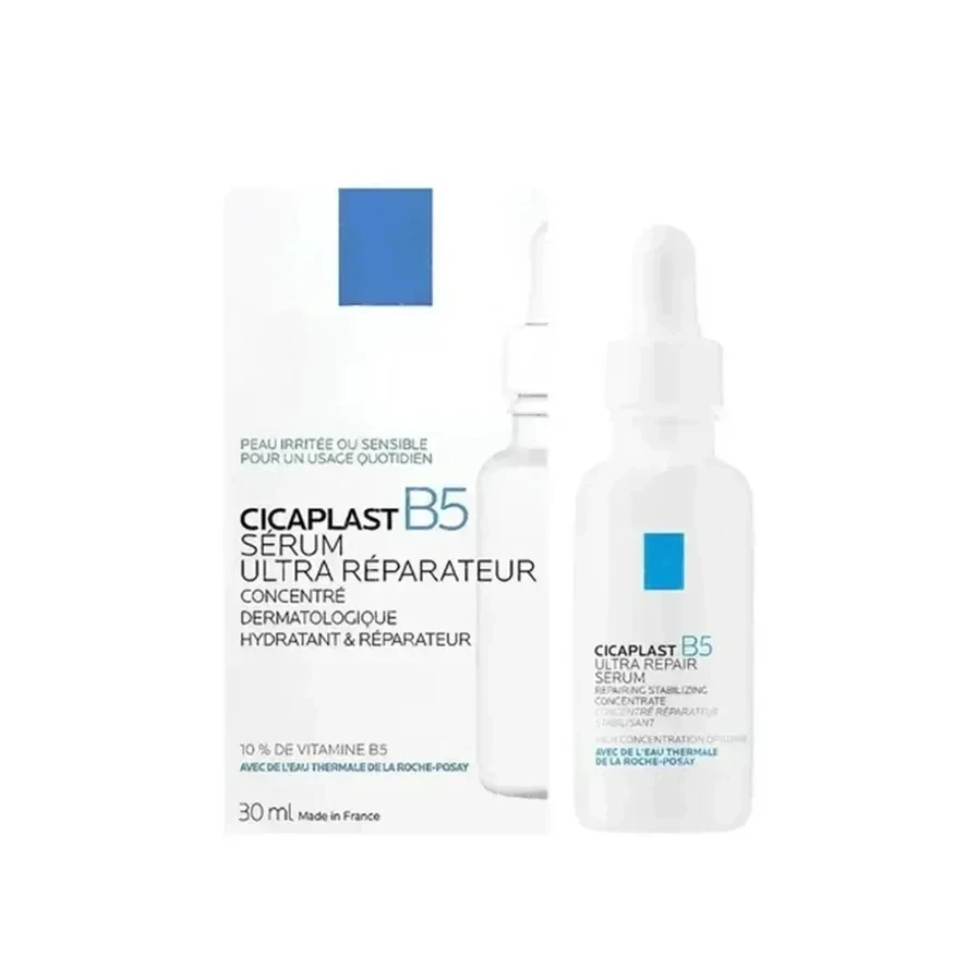 CICAPLAST-Vitamina B3 Soro Hialurônico, Vitamina C10 Retinol, Cuidados com a Pele 100% Original, NIACINAMIDE, 10 Soro, Feito na França, B5