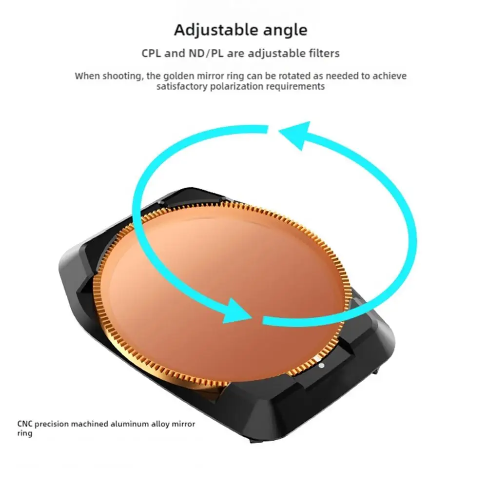 FOR DJI Air 3S Filter Optical Glass Lenses Adjustable Filter ND8 ND16 ND32 ND64 CPL For DJI Air 3S Drone Photography Accessories