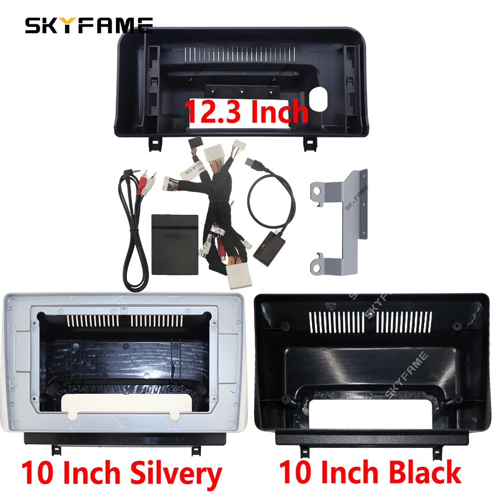 SKYFAME Car Frame Fascia Adapter Canbus Box Decoder Android Radio Dash Fitting Panel Kit For Mazda 3 Axela CX-30