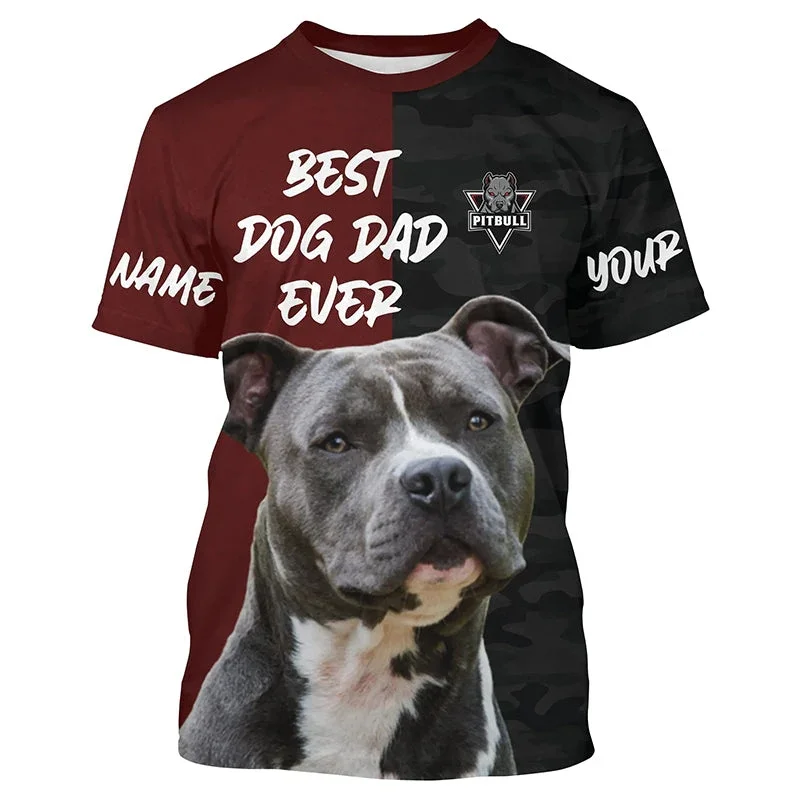 3D Rottweiler Printed Men\'sT Shirt Summer Casual Breathable O Neck Short Sleeves Street Tops Custom Name Kid Men Clothing