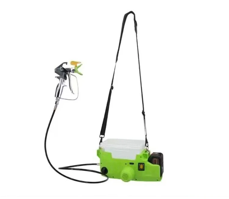 High Pressure Lithium Battery Backpack Spraying Gun Wall Repair,Suitable Paint,Latex Paint Handheld Spraying Machine