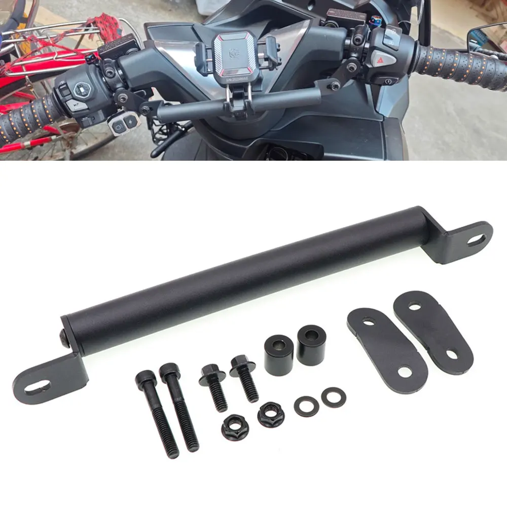 Motorcycle Black Handlebar Mobile Phone Holder GPS Holder Multifunctional Pole For HONDA PCX160 2025