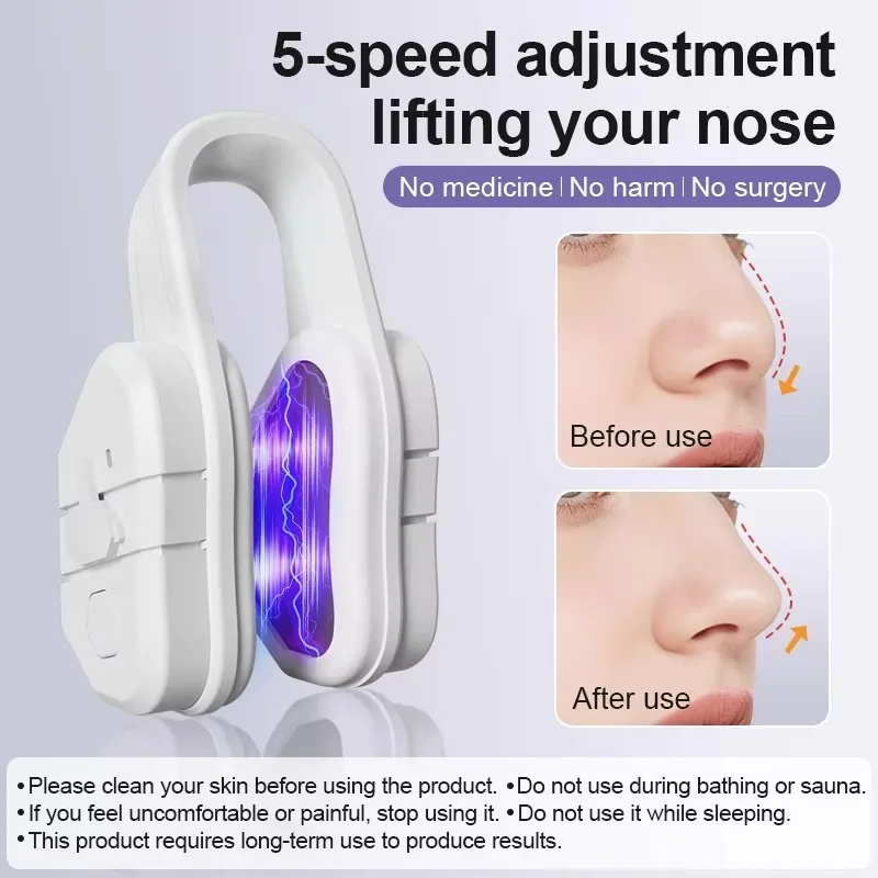 EMS Electric Nose Shaper - Safe & Effective Electronic Nose Reshaping Device