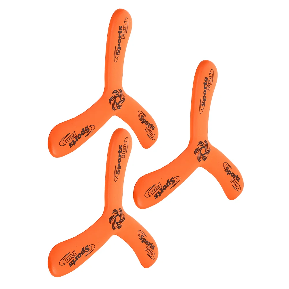 3 Pcs Outdoor Toy for Playing Recreation Flying Sports Boomerangs Aldut Toys Kids Plaything Flight