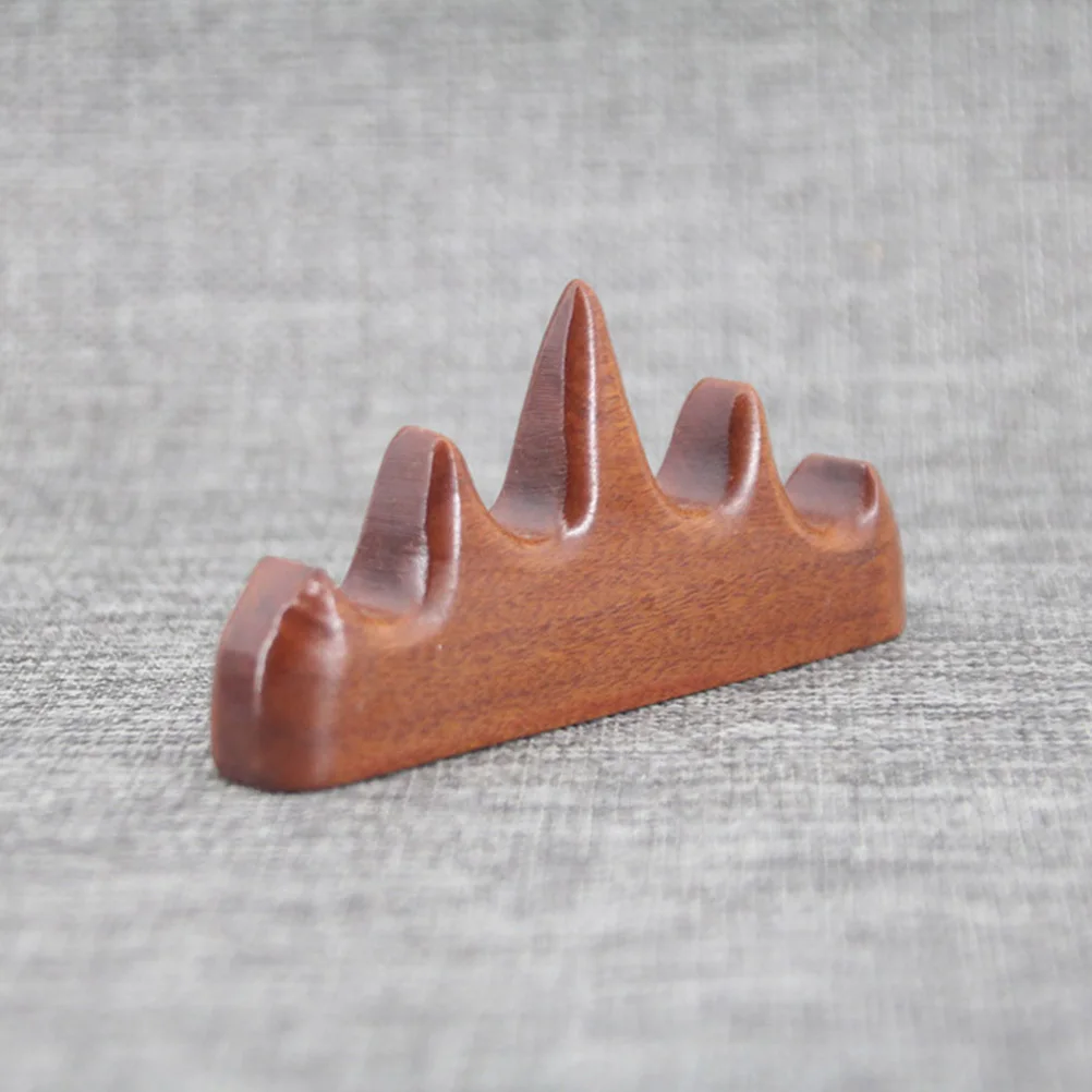 1 قطعة حامل قلم الخط الخشبي المصنوع يدويًا مادة ممتازة حل تخزين عملي لأقلام الفرش تصميم أنيق