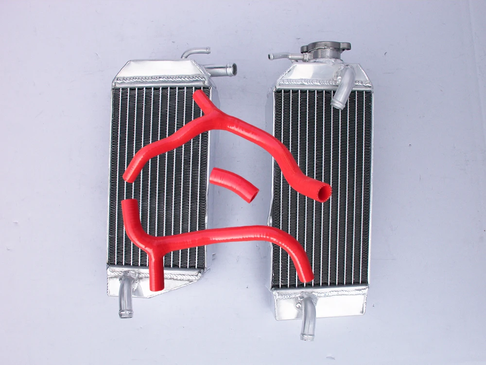 

For Honda CRF450 CRF450R 2009-2011 2010 09 10 11 Aluminum Radiator + Silicone Hose