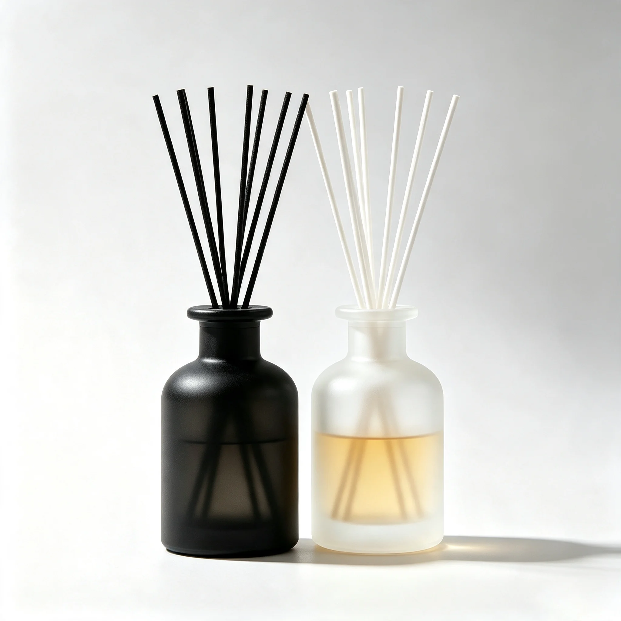 50Pcs 4mm Reed Diffuser Sticks 19‑40cm Black Fiber Refill Volatile Rod Essential Oil Aromatherapy Home Fragrance Accessories