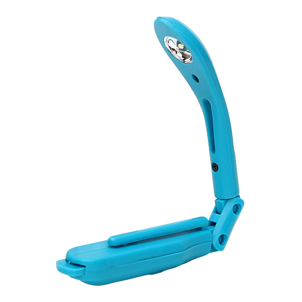 For Reader Kindle Flexible Clip-on Book With Battery LED Book Lights Folding Reading Lamp