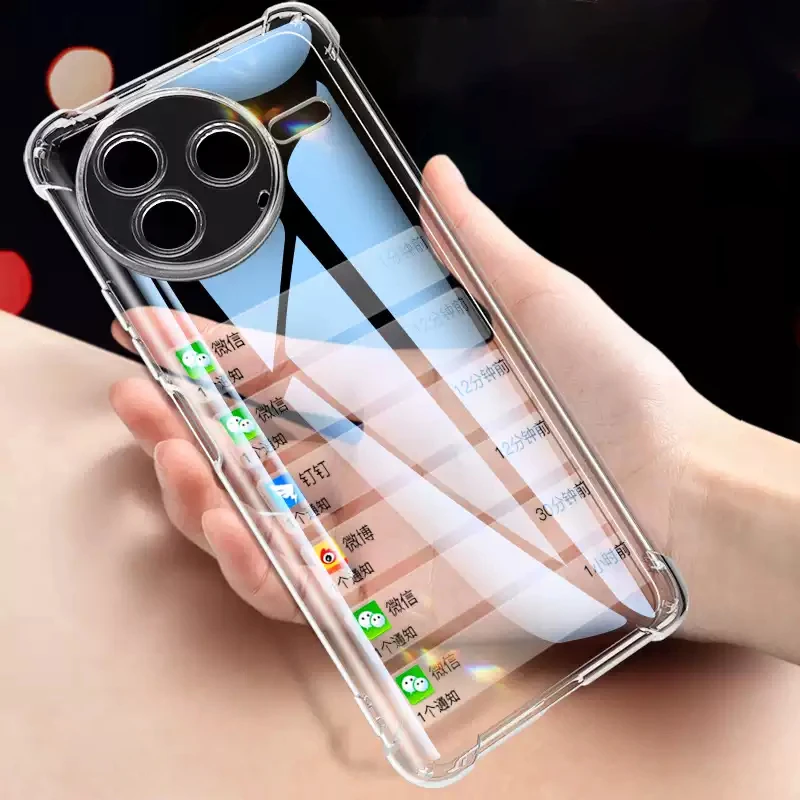 

Shockproof Back Cover Case For Xiaomi POCO F7 Ultra F6 F5 F4 F3 X7 X6 X5 X4 X3 Pro Gt 5g Silicone Soft Shell Ultra Thin Clear
