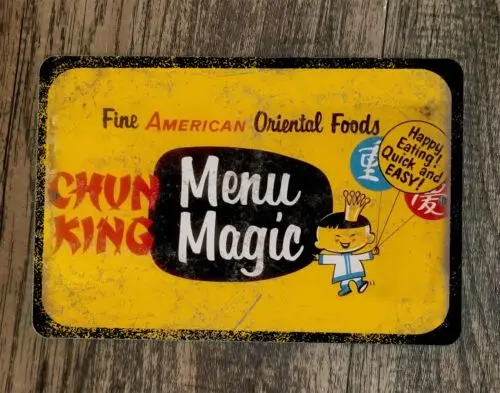 Chun King Menu Magic American Oriental Foods 8x12 Metal Wall Sign Vintage Ad