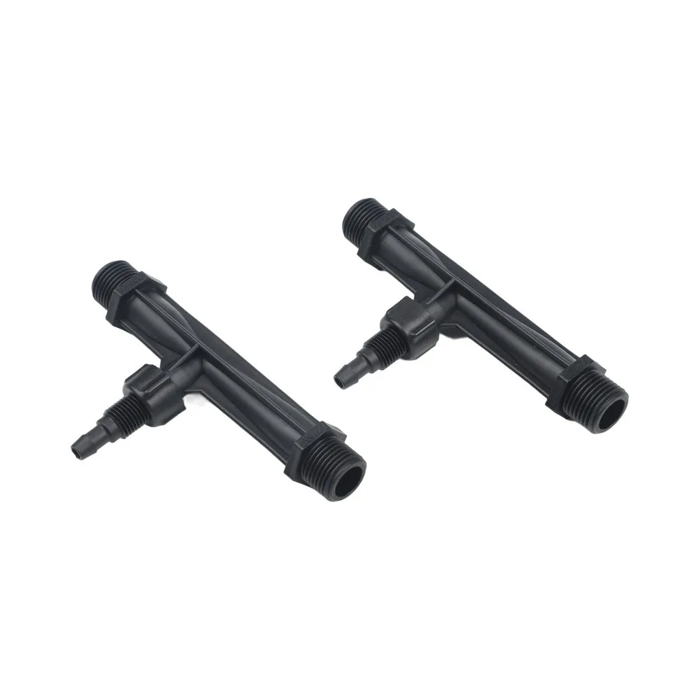 Set of Two 1 Inch Venturi Injectors for Agricultural Garden Irrigation Systems Designed to Reduce Waste Set of