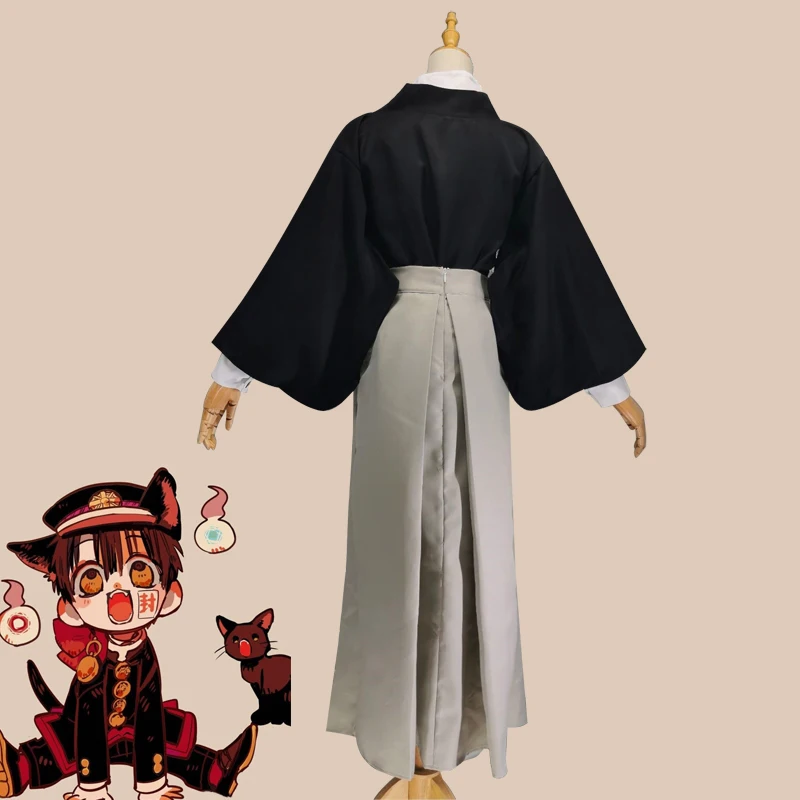 

Toilet Bound Hanako Kun Cosplay Yugi Amane Cosplay Costume Samurai Kimono Hakama Pants Full Set Halloween Costumes